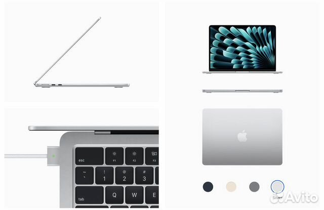 Новые MacBook Air M2 15 все цвета RU клавиатура объявление продам