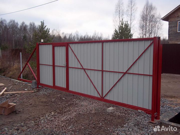 Каркас для откатных ворот