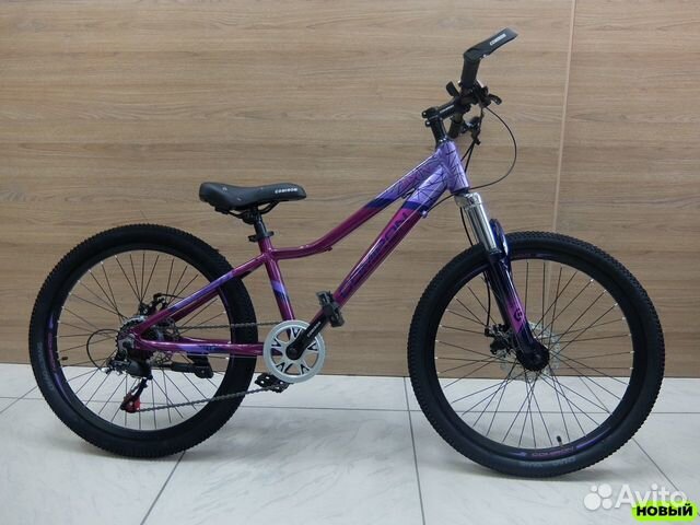 Подростковый велосипед Фиолетовый новый