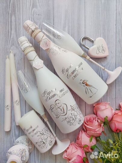 Свадебные аксессуары на стол