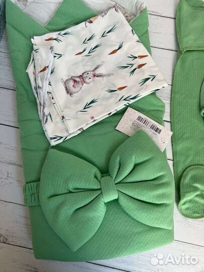 Комплект на выписку хлопковый 4в1