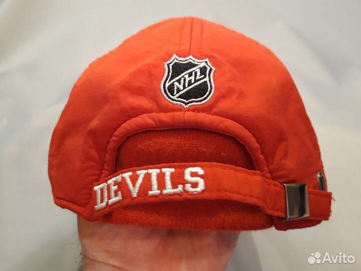 Кепка бейсболка зимняя nhl new jersey devils