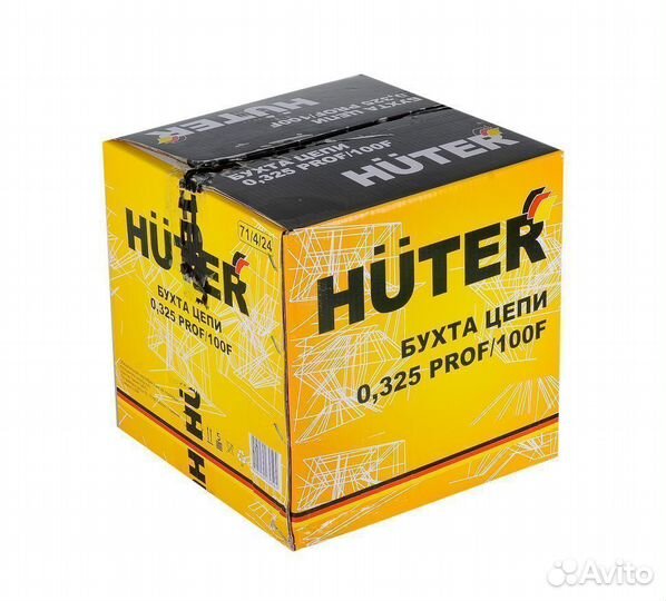 Бухта цепи Prof/100F 0,325 Huter 71/4/24