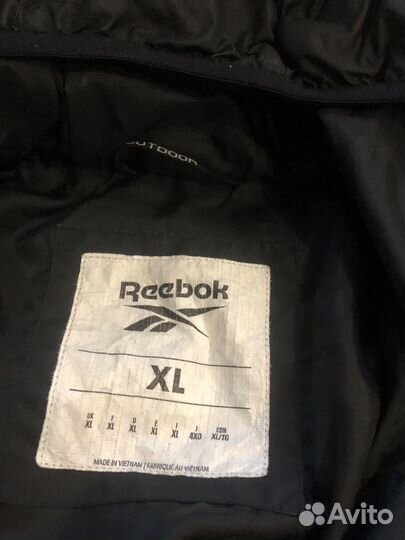 Пуховик мужской reebok XL