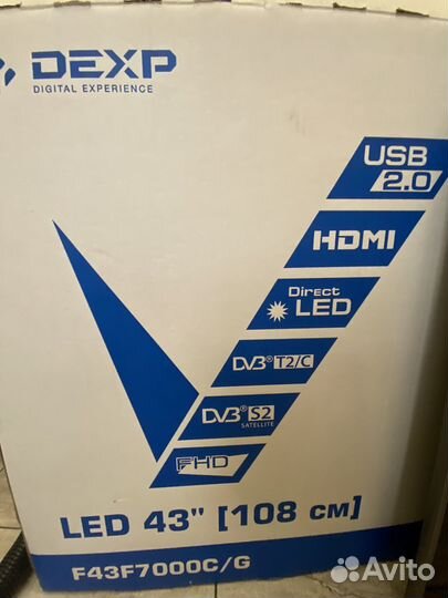 Телевизоров dexp