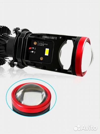 Мини Led линзы H4 H7 Y7 Y8 Y10