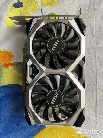 Видеокарта gtx 1650 msi 4 гб DDR 6