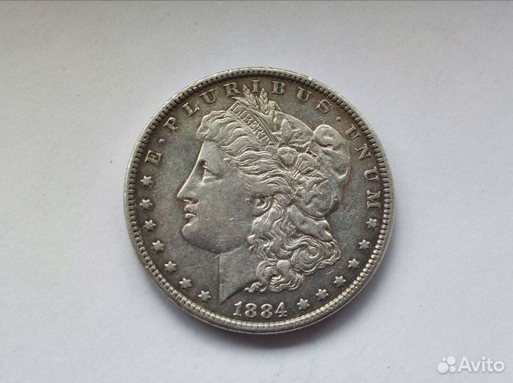 1 Доллар Моргана 1884 Филадельфия