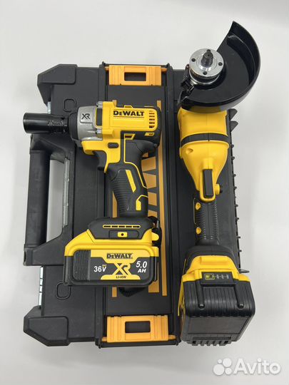 Набор 2в1 DeWalt ушм+Гайковерт