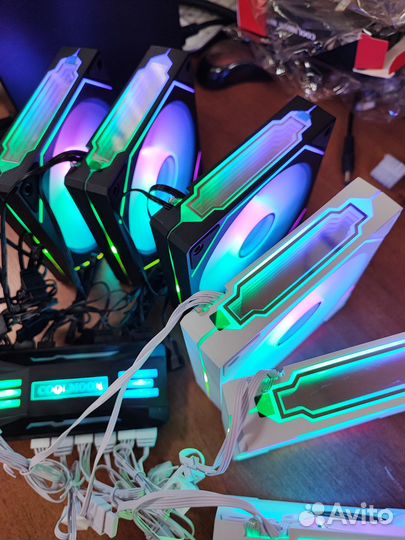 Вентилятор корпусный argb LED Опт от 10шт