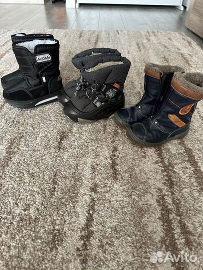 Зимние сапожки 25,25,26