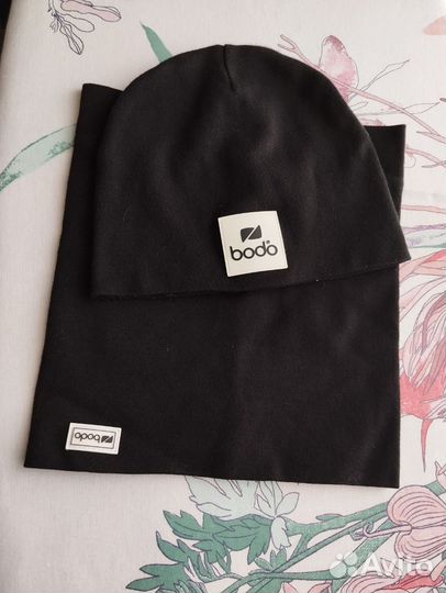 Комплект шапка и снуд