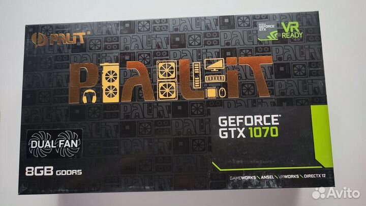 Видеокарты GTX 1070 8 gb
