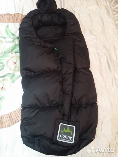 Пуховой конверт для новорождённых