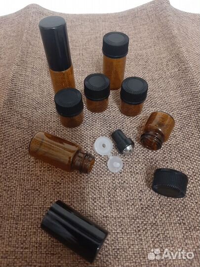 Флакон для духов/масел с роллером и дозатором