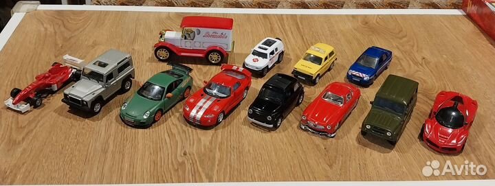 Машинки металлические маштабные модели автомобилей