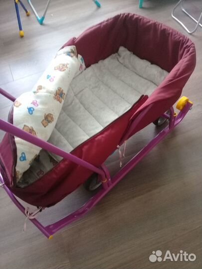 Детские санки с колесами