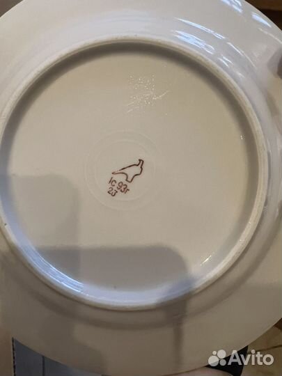 Тарелка Дулево