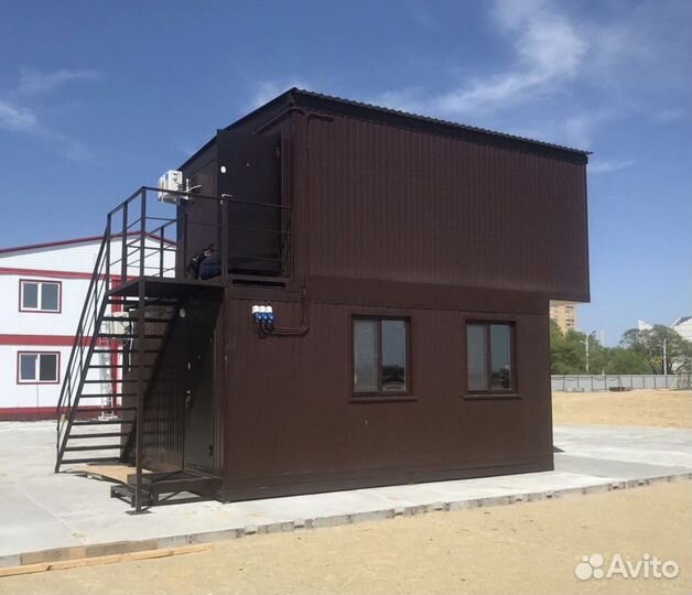 Модульное здание из бытовок/ блок контейнер