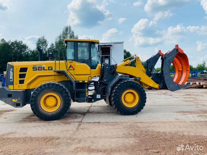 Бревнозахват усиленный на фронтальный погрузчик