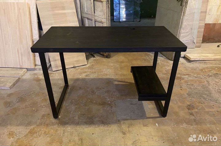 Компьютерный стол из дерева лофт