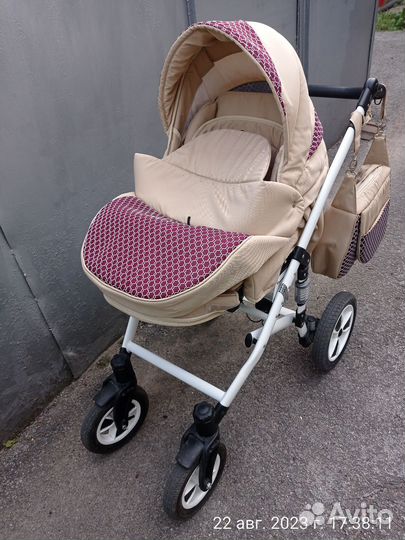 Прогулочная коляска- трансформер 2 в 1 с сумкой