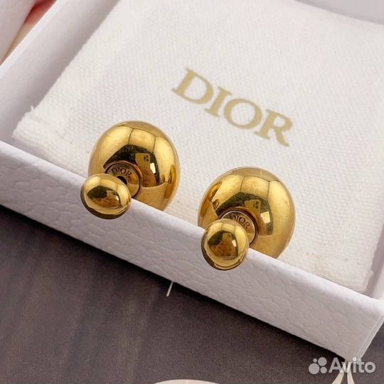 Серьги dior