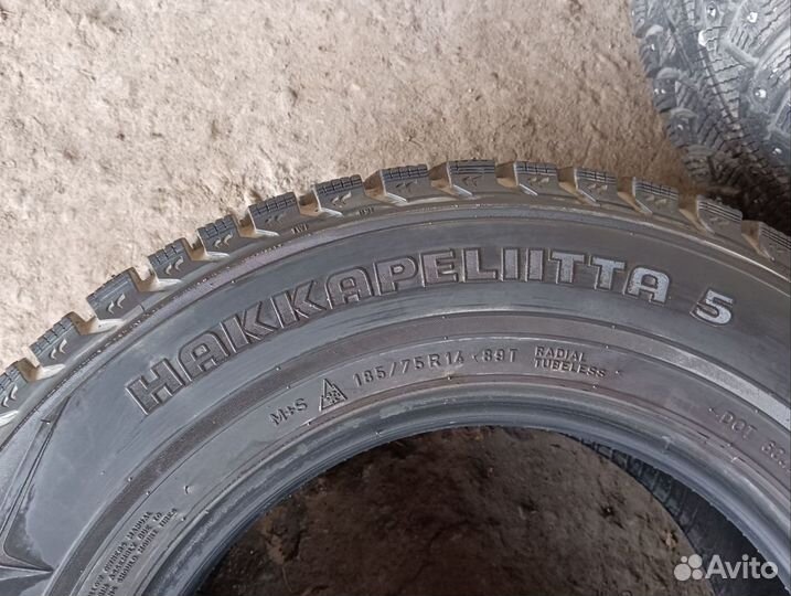 1шт hakkapeliitta 5 185/75 r14