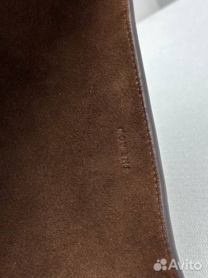 Сумка the row margaux замшевая