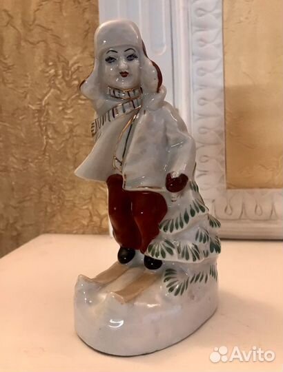 Мальчик на лыжах Лыжник зхк Полонное