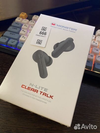 Беспроводные наушники Monster