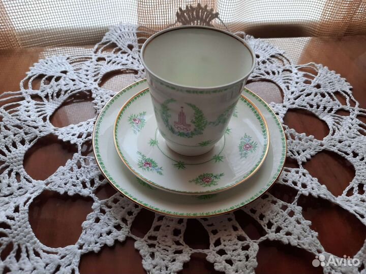 Кофейная чашка лфз костяной фарфор СССР