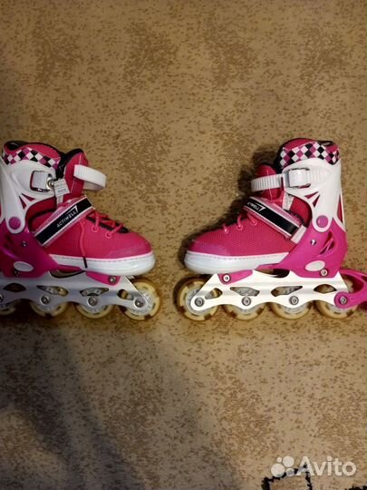 Роликовые коньки детские раздвижные