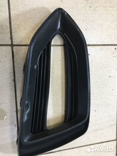 Накладка на бампер левая Hyundai Solaris 2 G4LC