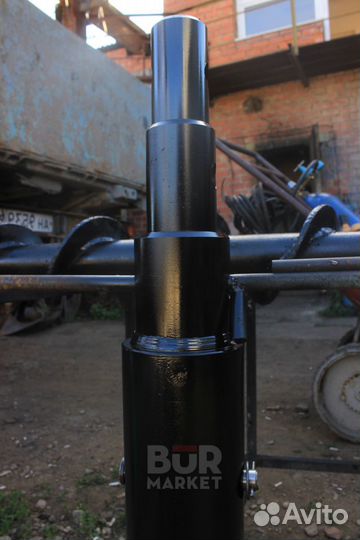 Переходник для монтажа винтовых свай Дигга