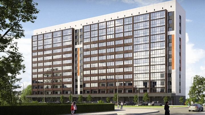 2-к. квартира, 54,4 м², 11/12 эт.