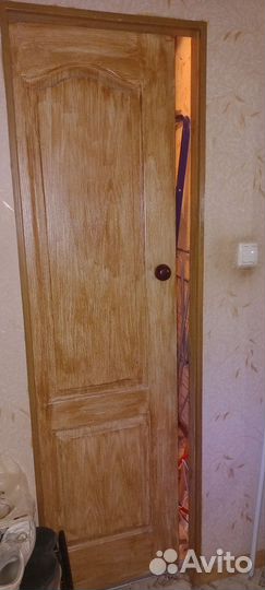 Дверь входная деревянная бу
