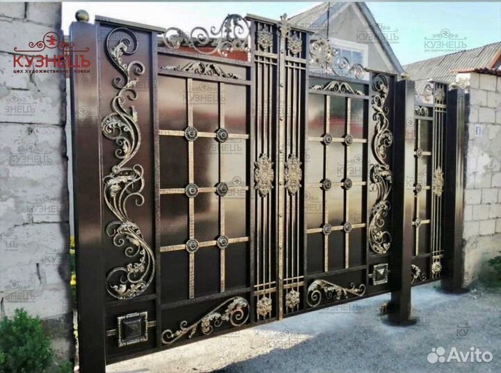 Кованые ворота