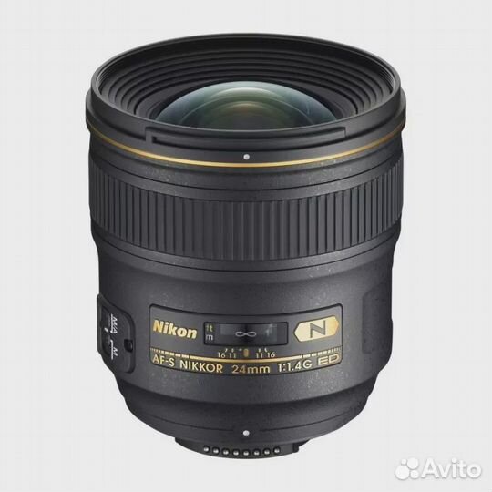 Объектив Nikon AF-S nikkor 24mm f/1.4G ED, чёрный