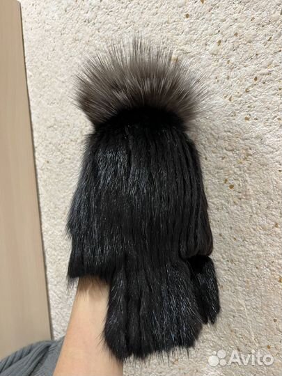 Шапка норковая
