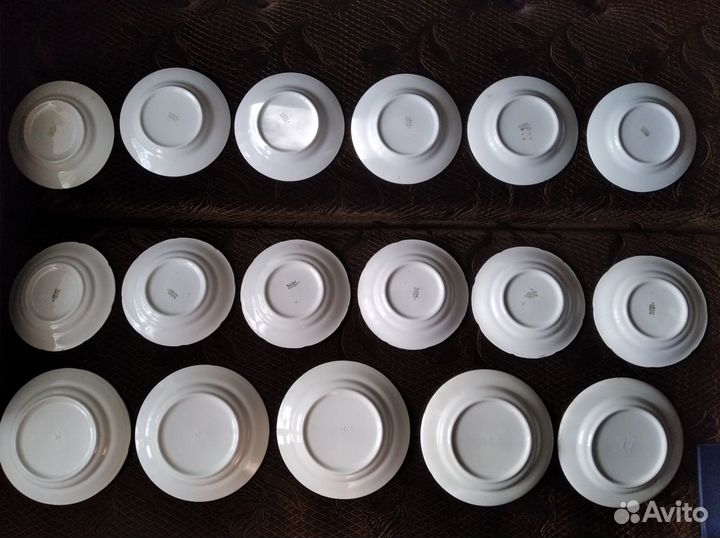 Тарелки, Чашки, Блюдца СССР. зик, Песочное