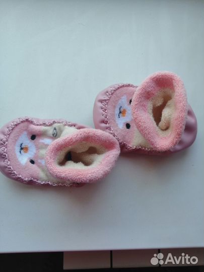 Не скользящие тёплые носочки для новорождённого