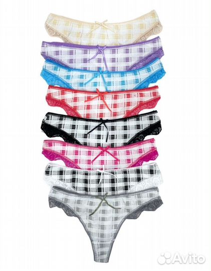 Трусы стринги новые набор трусов 10шт