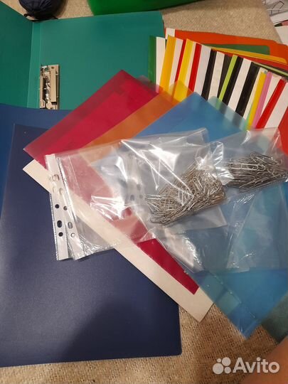 Папки + файлы+ скрепки