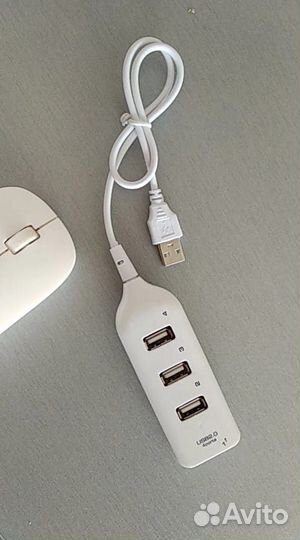 Адаптер Концентратор USB 2.0 на 4 Порта