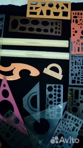 Канцелярские чертежный инструмент СССР 16предм)