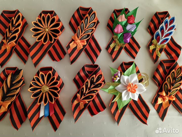 Георгиевская лента брошь