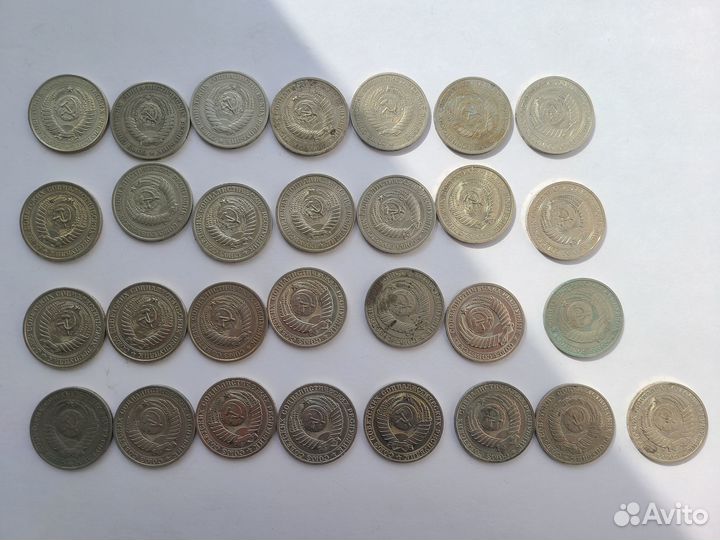 Монета 1 рубль СССР 1961-1991 гг