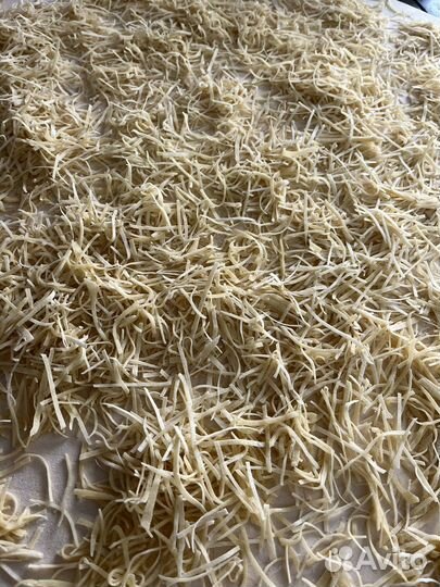 Домашняя лапша ручная резка