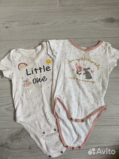 Боди для девочки 80 86